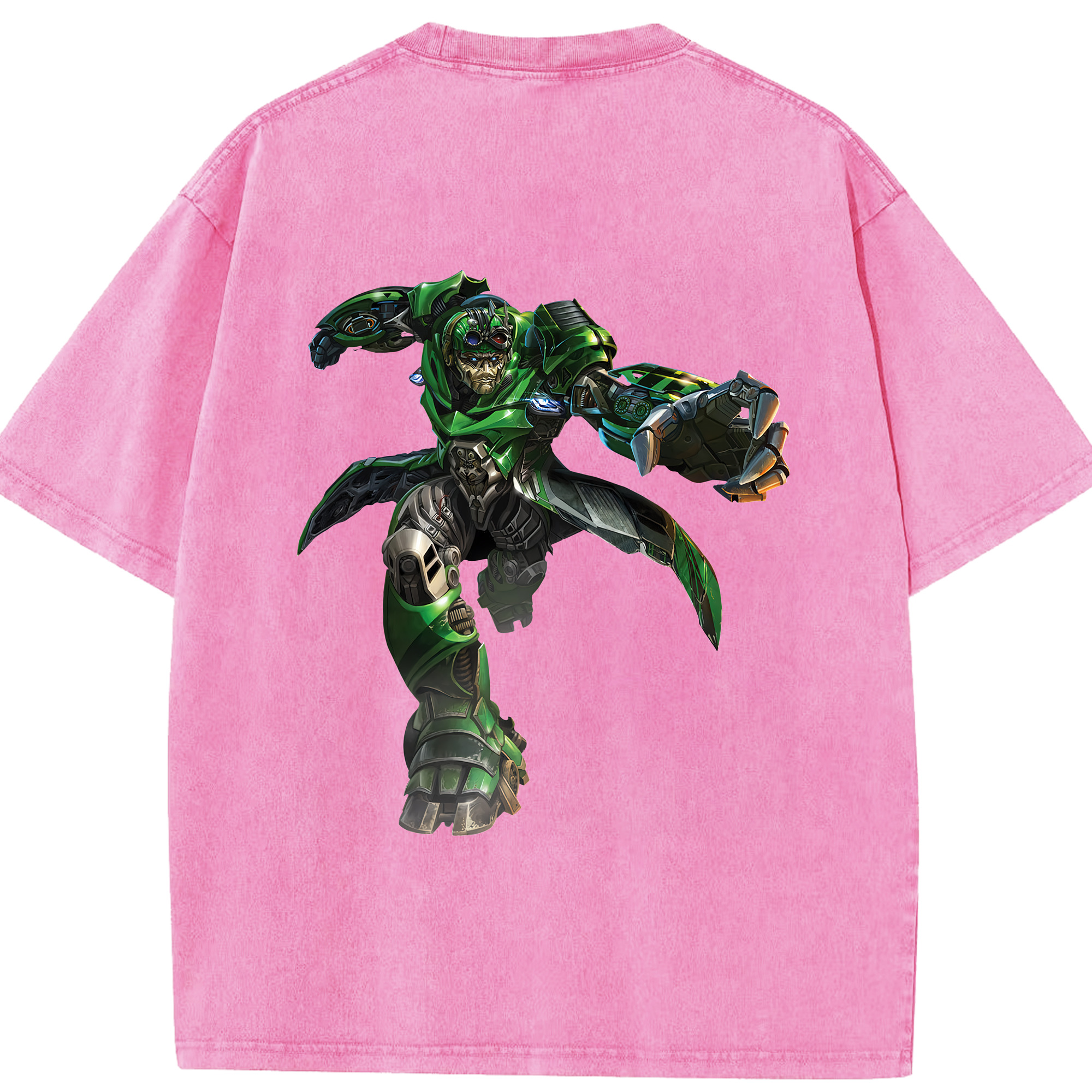 （画像用） Transformers トランスフォーマー 綿100% ヴィンテージ風 半袖Tシャツ（背面プリント）